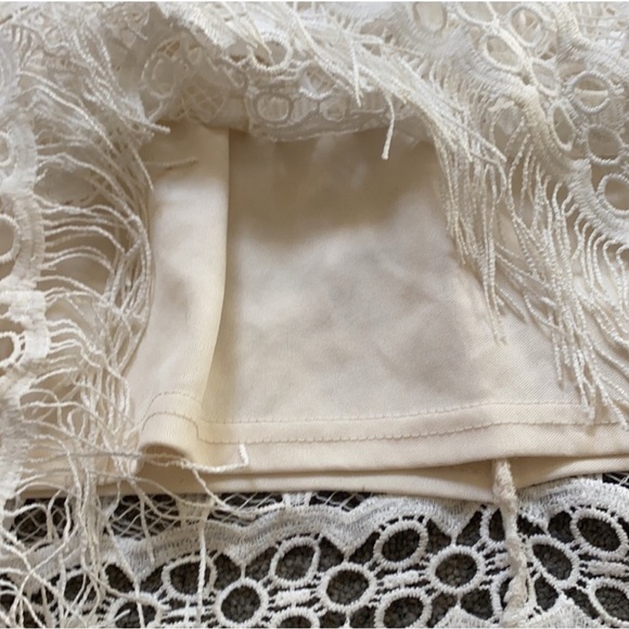 Lulus Kenna Fringe and Crochet Dress Medium - Picture 4 of 6